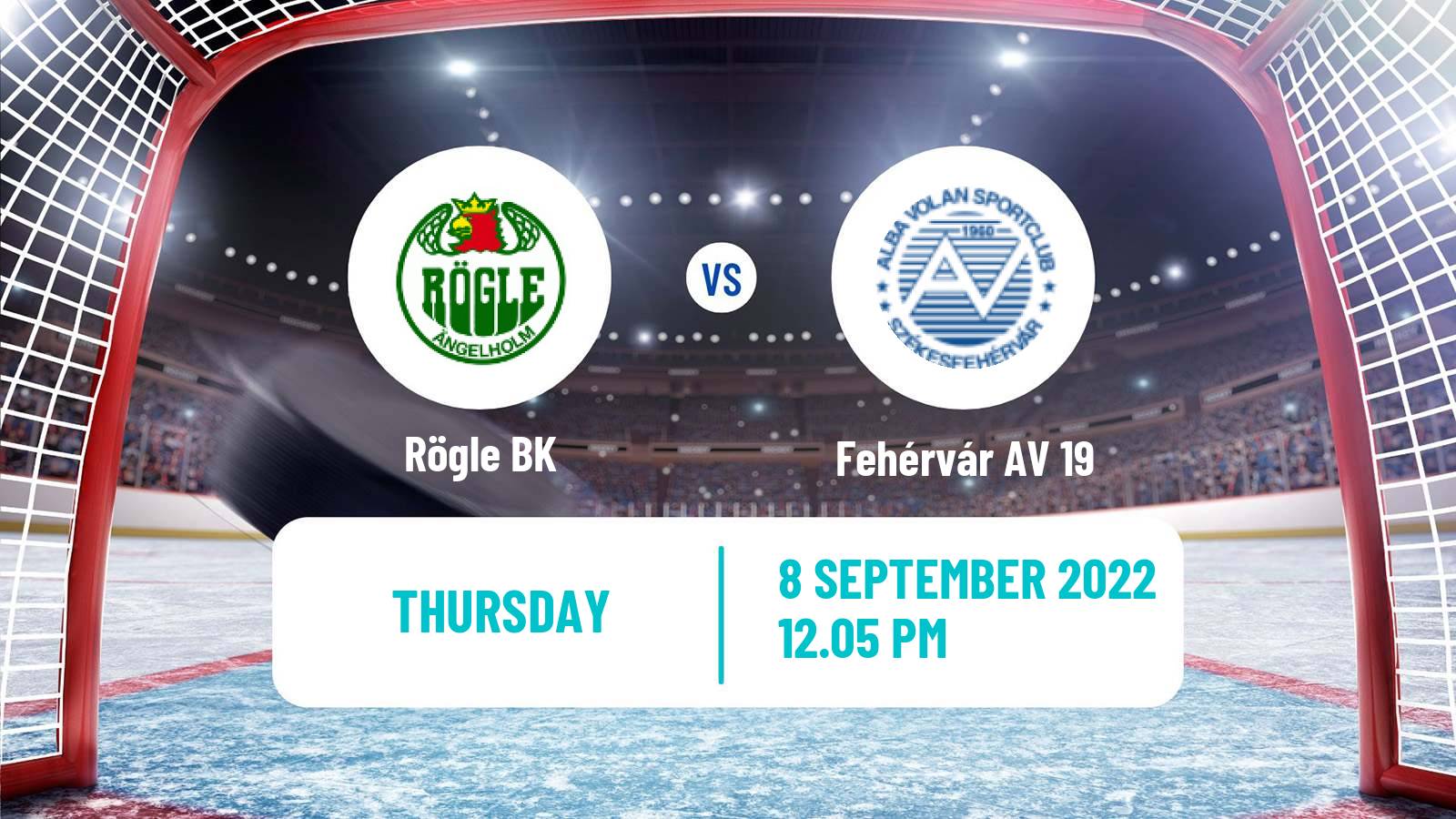 Hockey Champions League Ice Hockey Rögle - Fehérvár AV 19