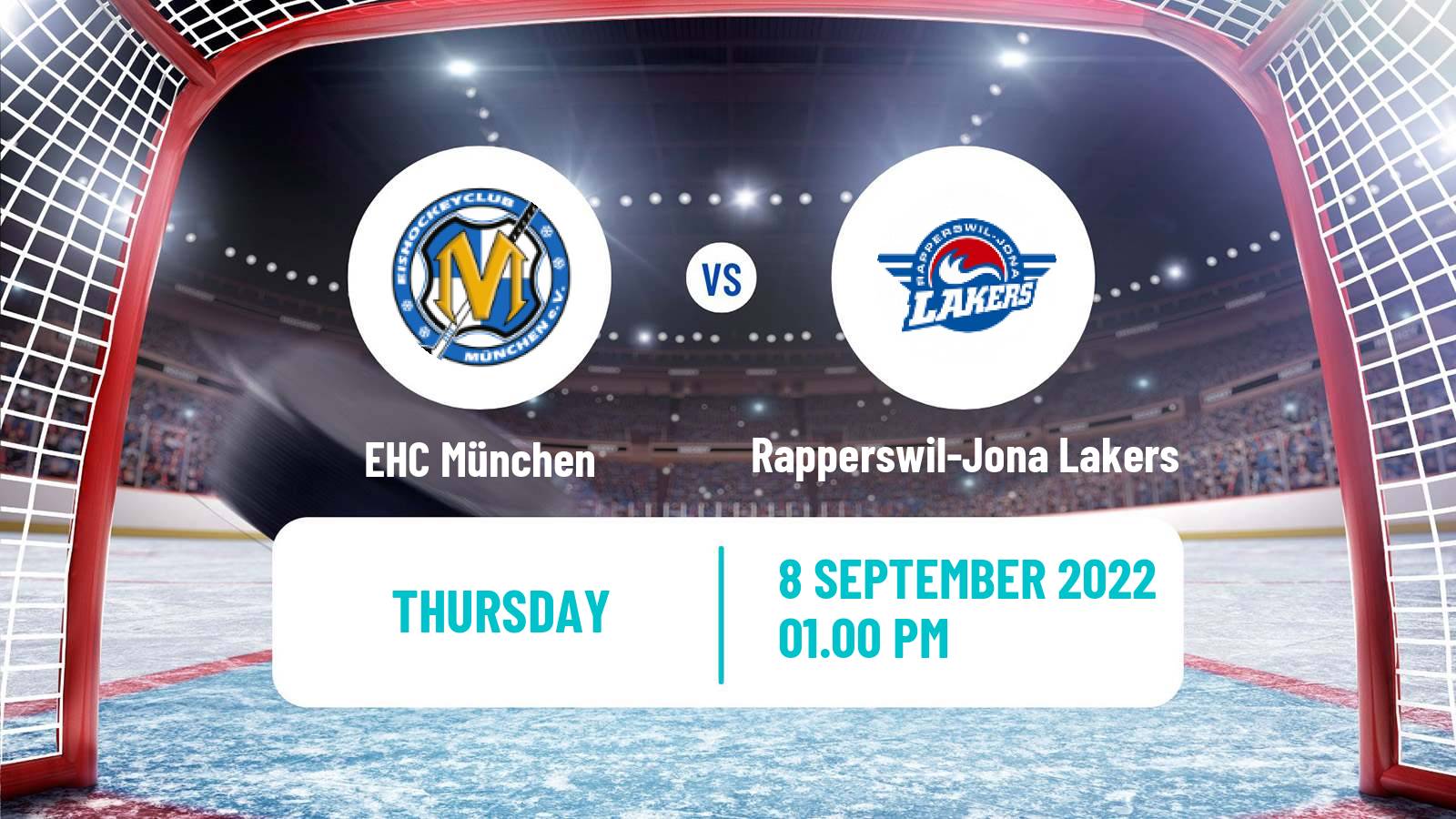 Hockey Champions League Ice Hockey EHC München - Rapperswil-Jona Lakers