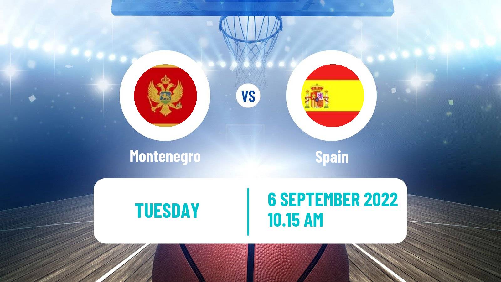 Basketball EuroBasket Montenegro - Spain