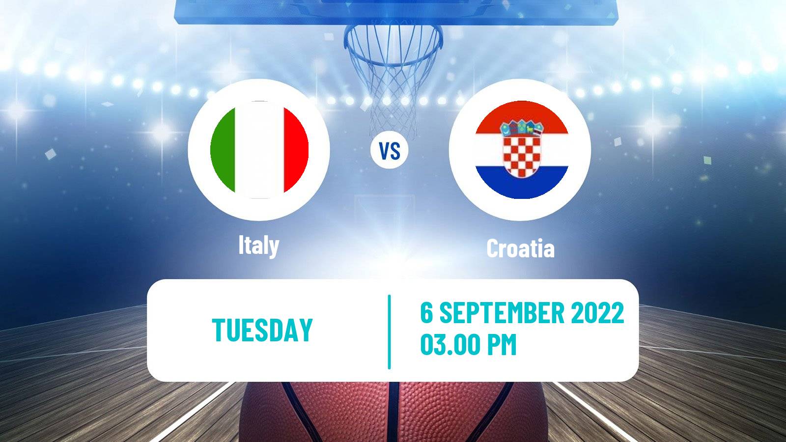 Basketball EuroBasket Italy - Croatia