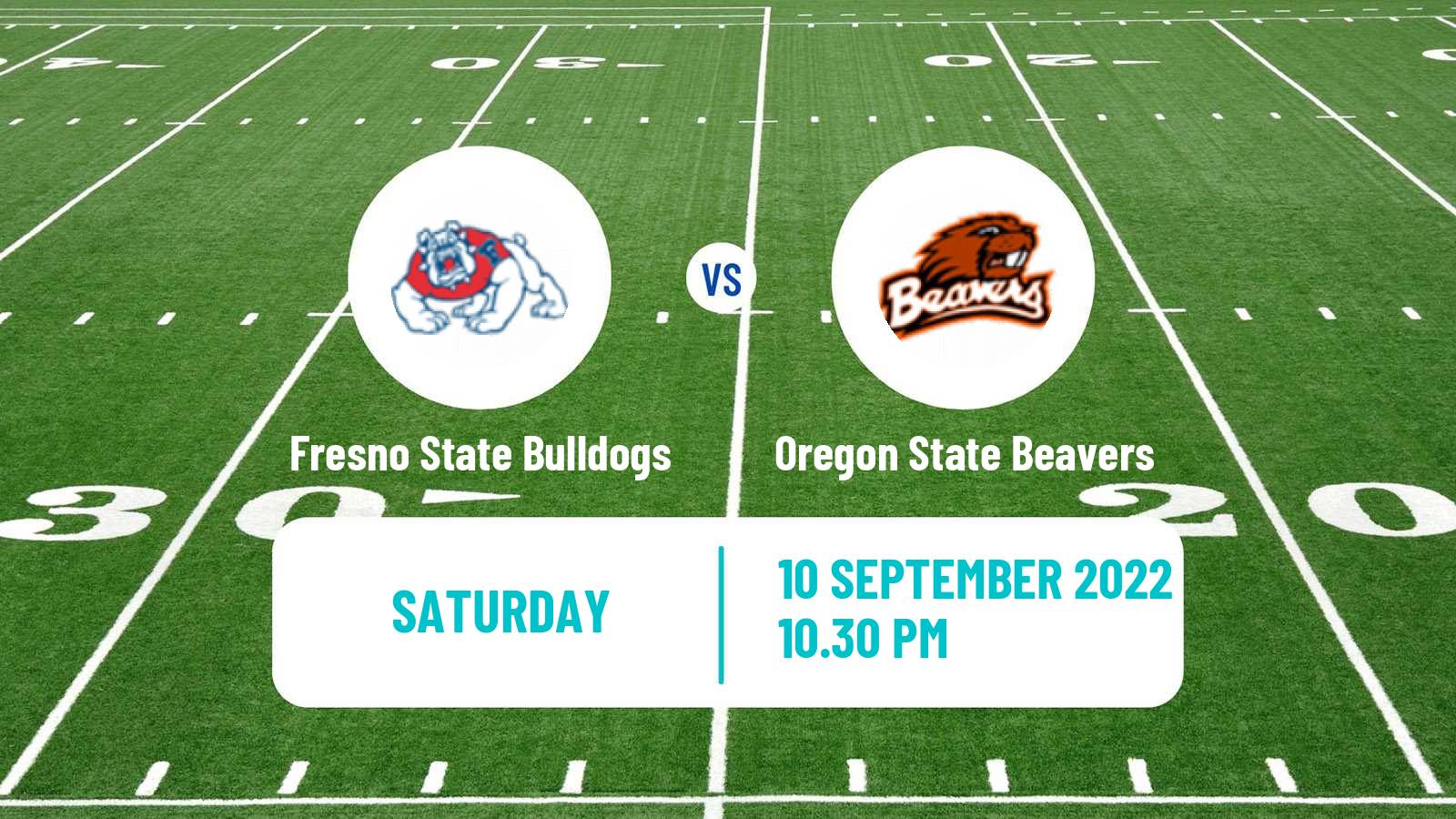 American football NCAA College Football Fresno State Bulldogs - Oregon State Beavers