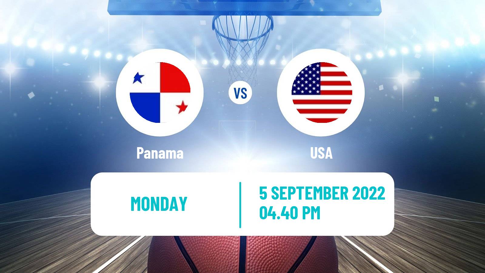 Basketball AmeriCup Basketball Panama - USA