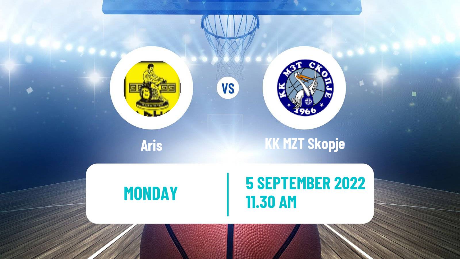 Basketball Club Friendly Basketball Aris - KK MZT Skopje