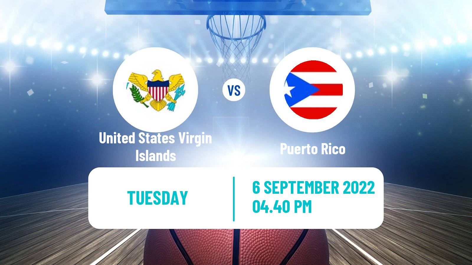 Basketball AmeriCup Basketball United States Virgin Islands - Puerto Rico
