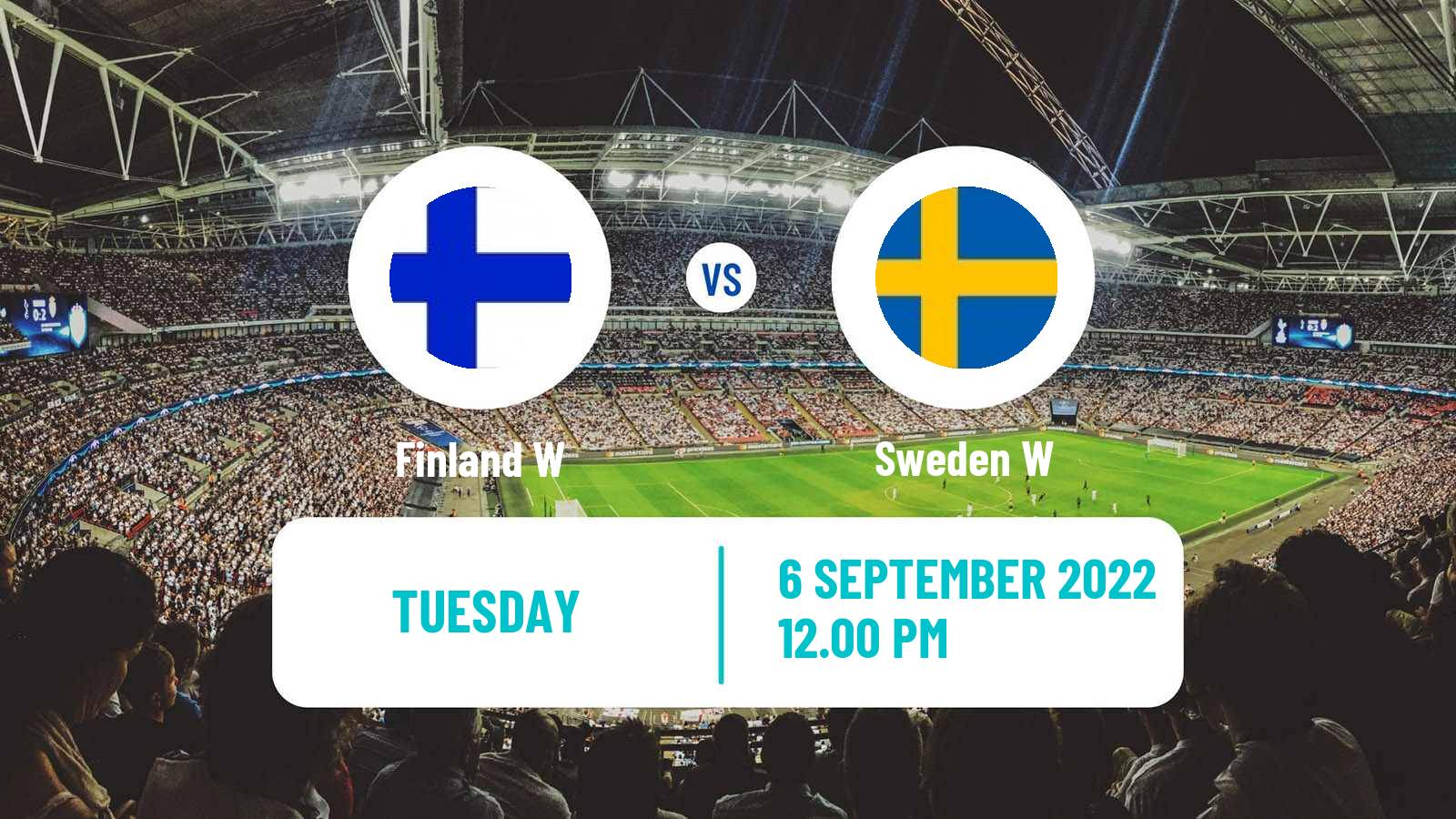 Soccer FIFA World Cup Women Finland W - Sweden W