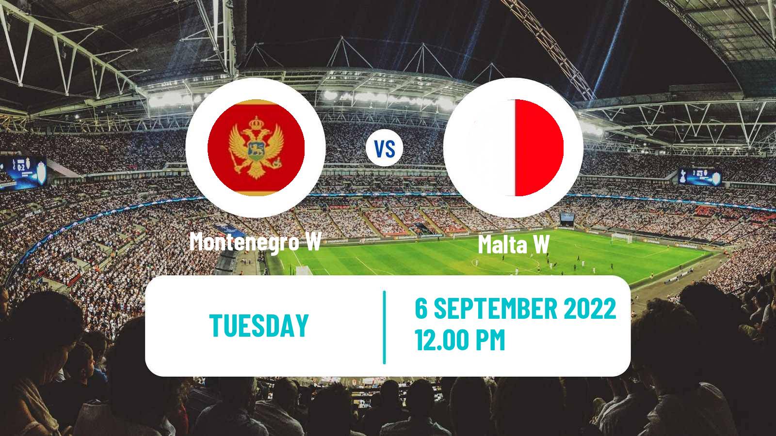 Soccer FIFA World Cup Women Montenegro W - Malta W