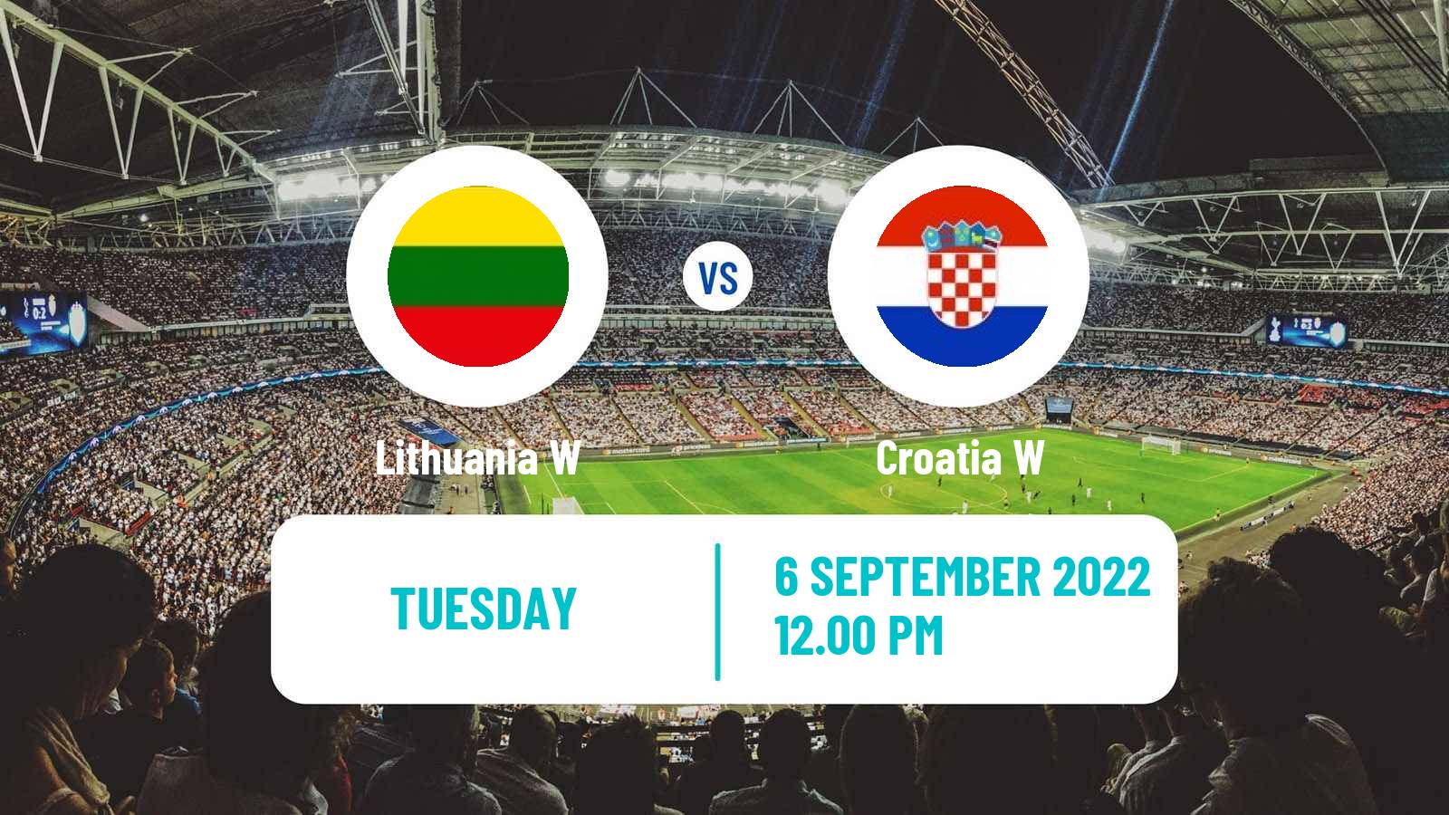 Soccer FIFA World Cup Women Lithuania W - Croatia W