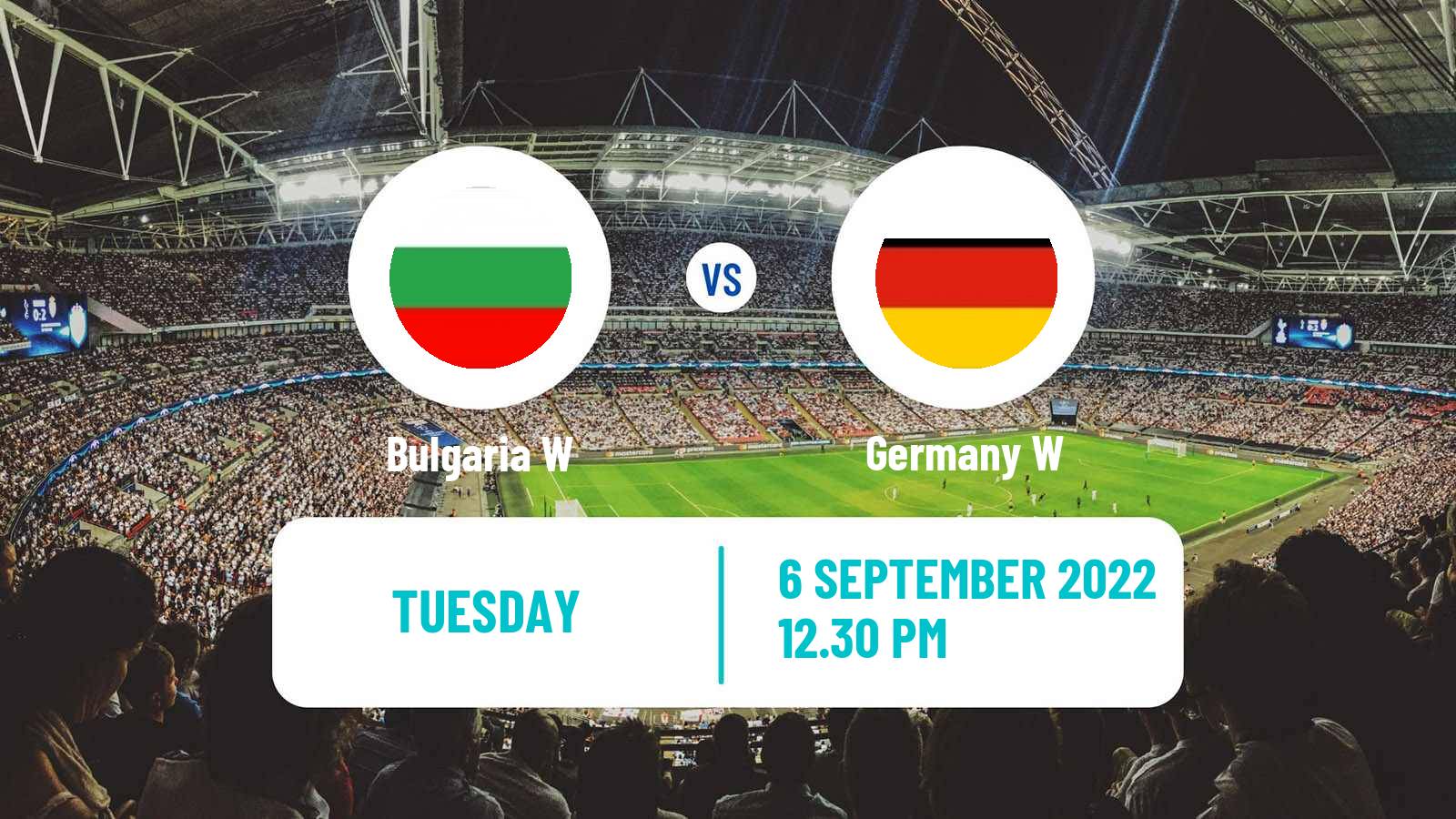 Soccer FIFA World Cup Women Bulgaria W - Germany W