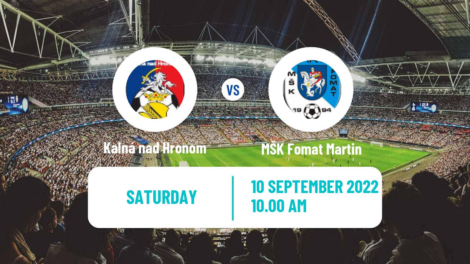 Soccer Slovak 3 Liga West Kalná nad Hronom - MŠK Fomat Martin