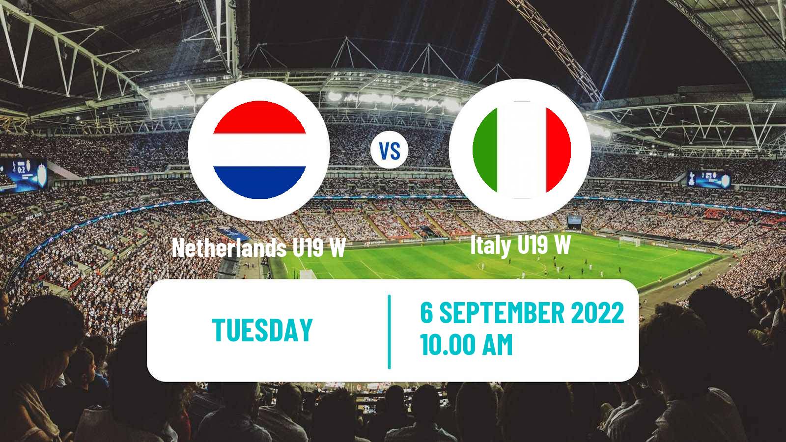 Soccer Friendly International Women Netherlands U19 W - Italy U19 W