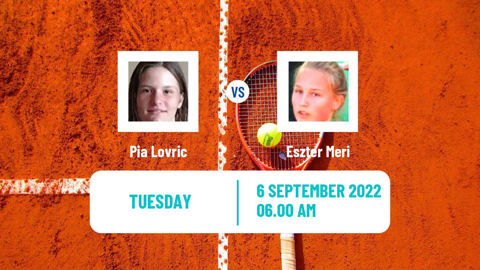 Tennis ITF Tournaments Pia Lovric - Eszter Meri