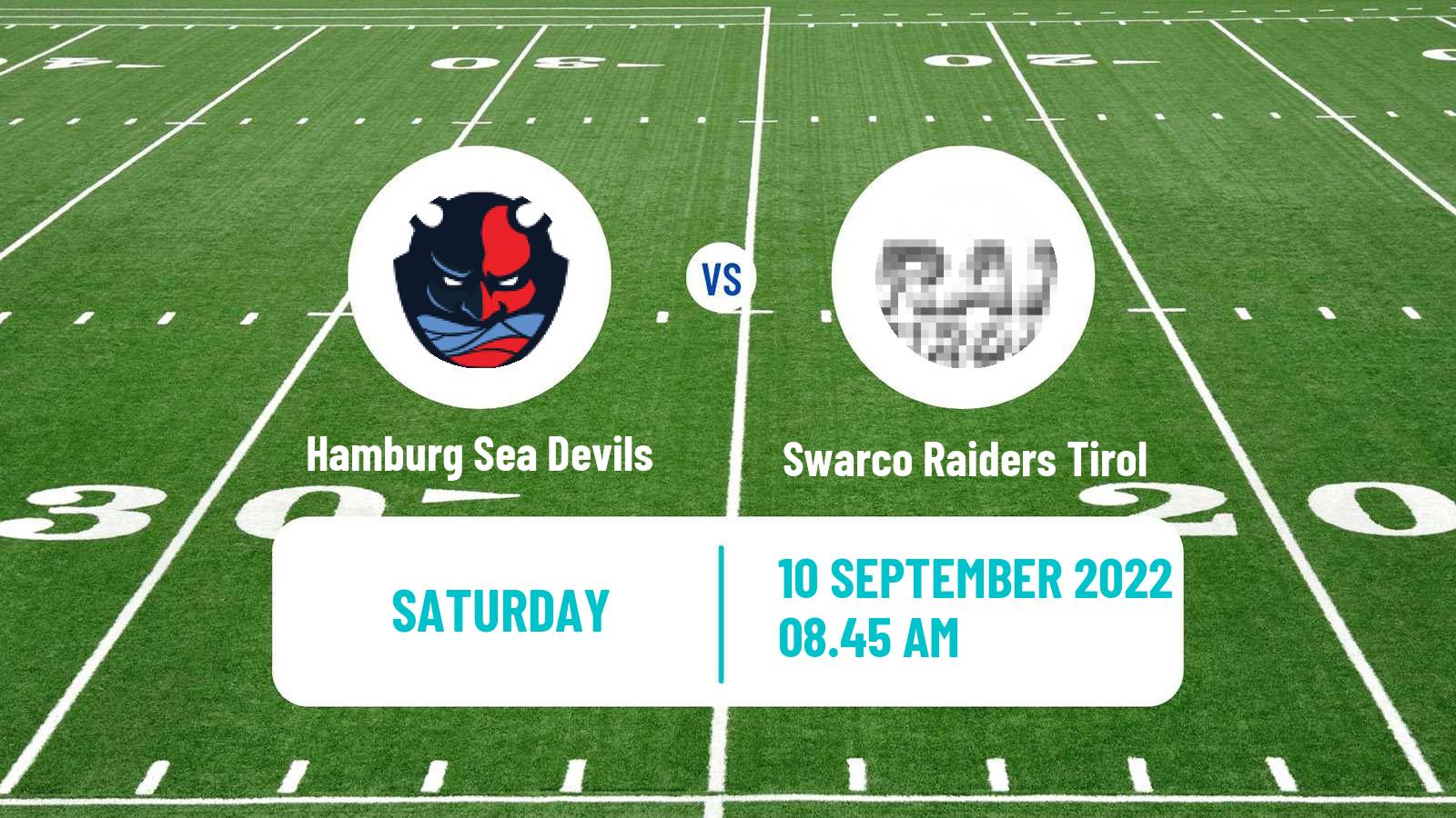 American football European League of American Football Hamburg Sea Devils - Swarco Raiders Tirol