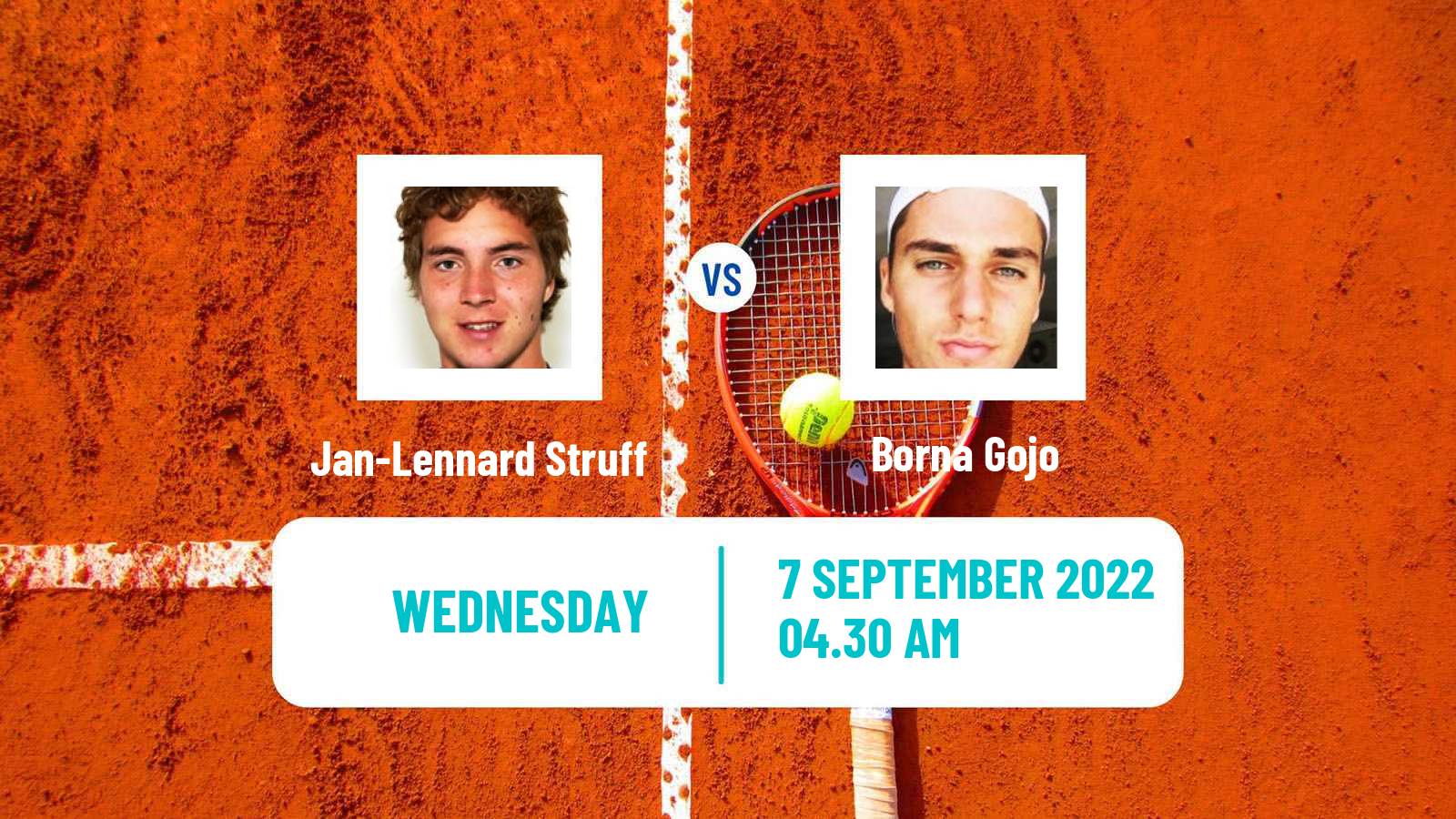 Tennis ATP Challenger Jan-Lennard Struff - Borna Gojo