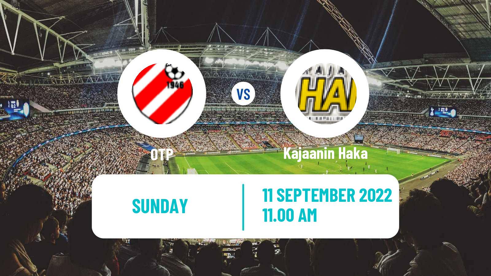 Soccer Finnish Kakkonen Group C OTP - Kajaanin Haka