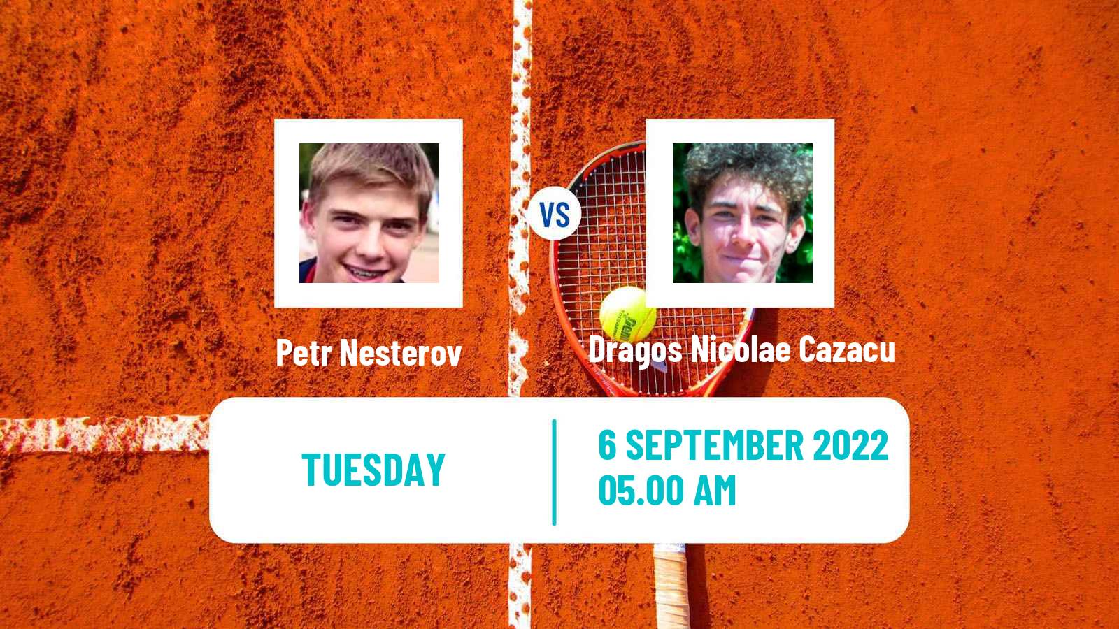 Tennis ITF Tournaments Petr Nesterov - Dragos Nicolae Cazacu