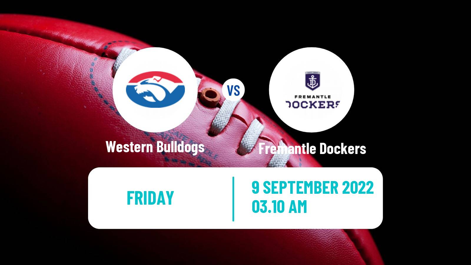 Aussie rules AFL Women Western Bulldogs - Fremantle Dockers