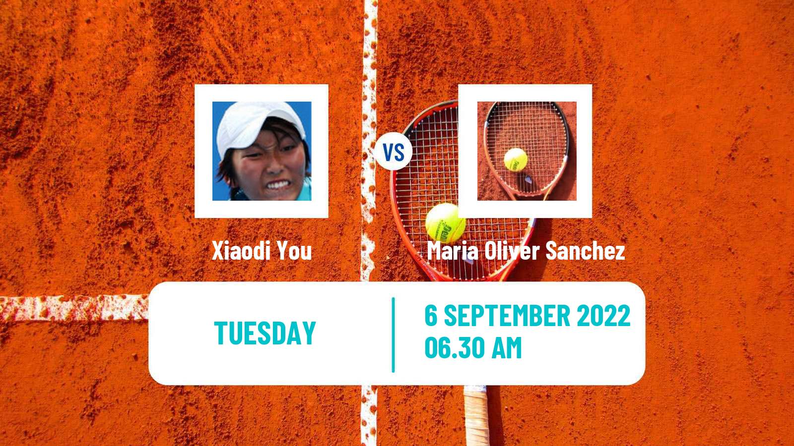 Tennis ITF Tournaments Xiaodi You - Maria Oliver Sanchez