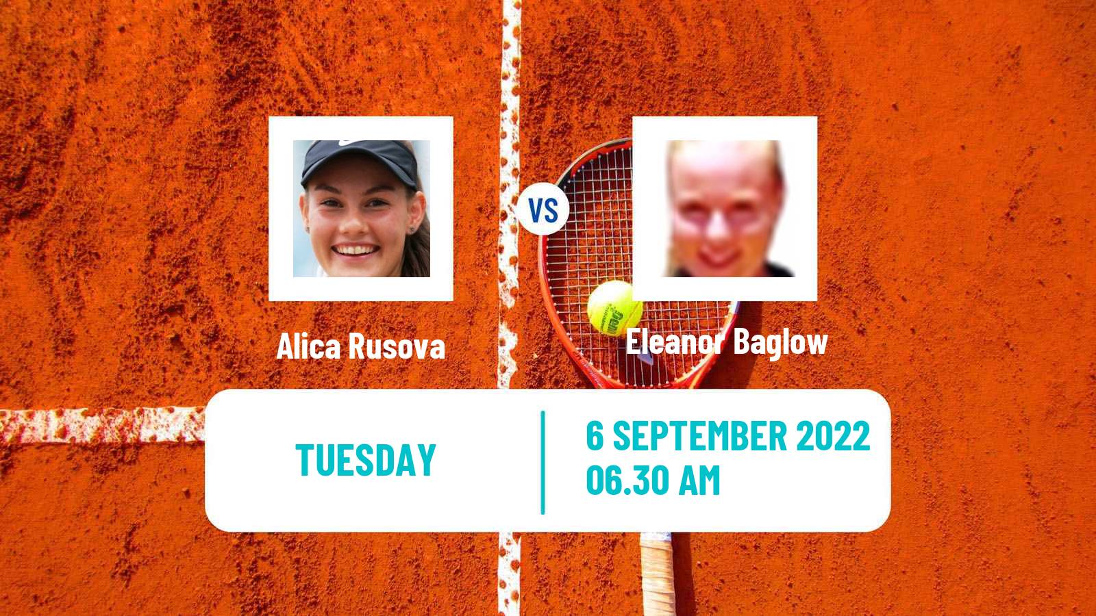 Tennis ITF Tournaments Alica Rusova - Eleanor Baglow