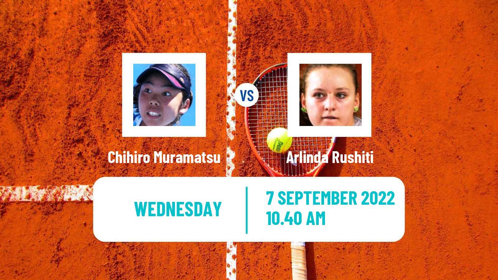 Tennis ITF Tournaments Chihiro Muramatsu - Arlinda Rushiti