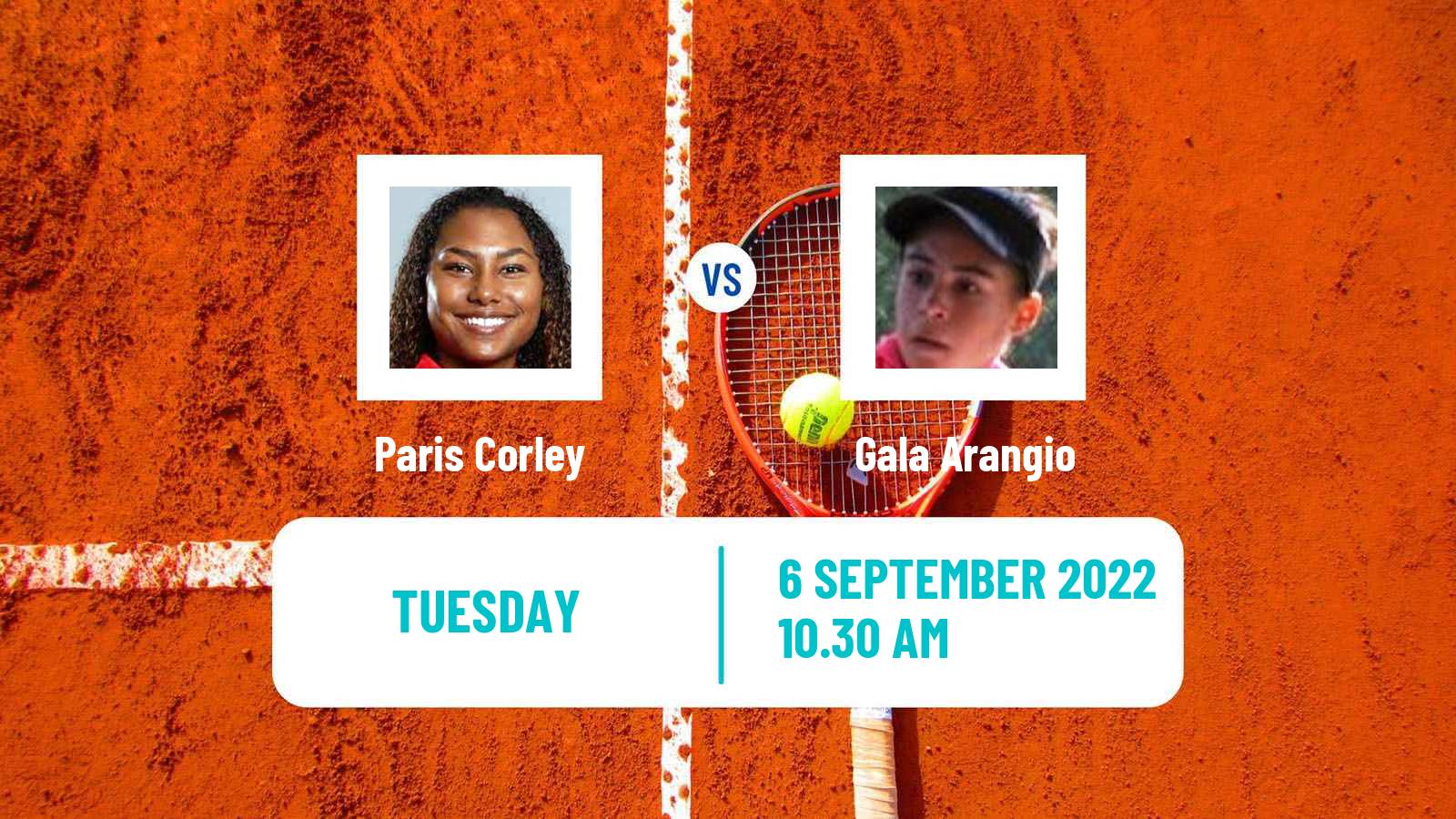 Tennis ITF Tournaments Paris Corley - Gala Arangio