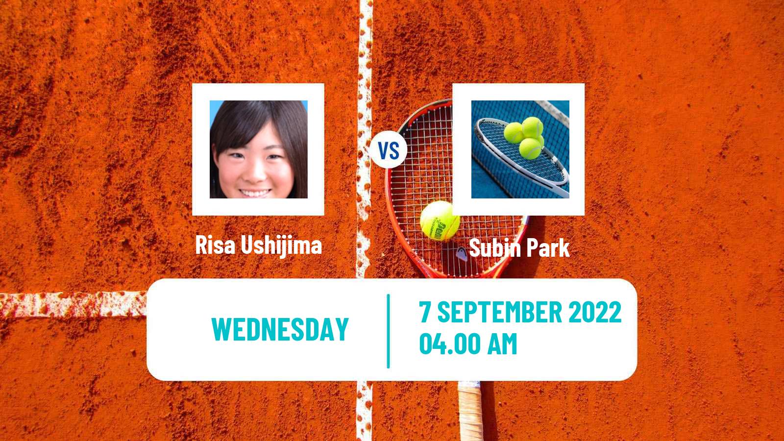 Tennis ITF Tournaments Risa Ushijima - Subin Park