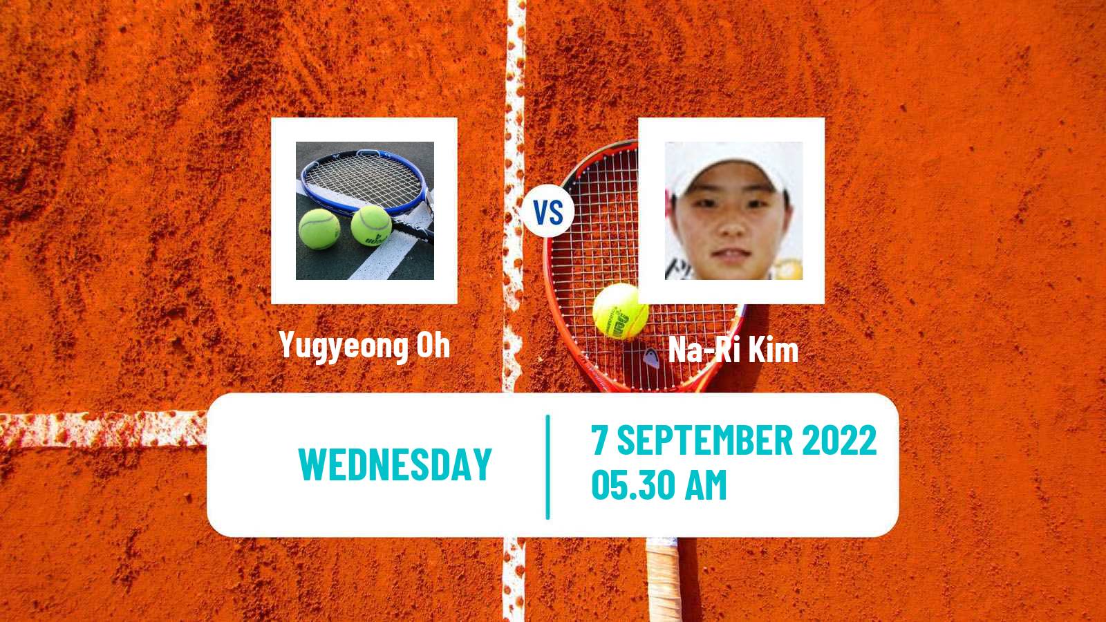 Tennis ITF Tournaments Yugyeong Oh - Na-Ri Kim