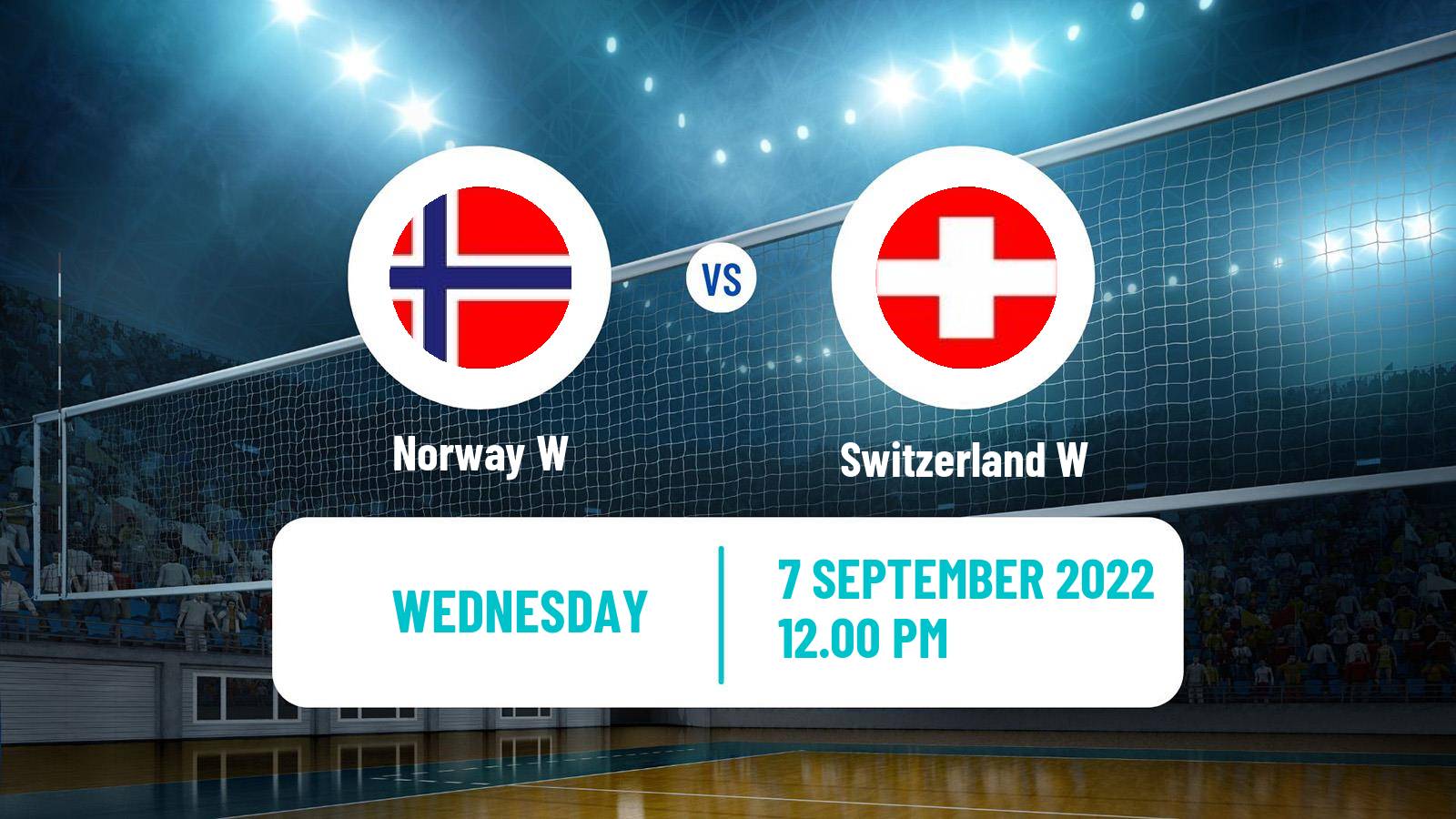 Volleyball European Championships Volleyball Women Norway W - Switzerland W