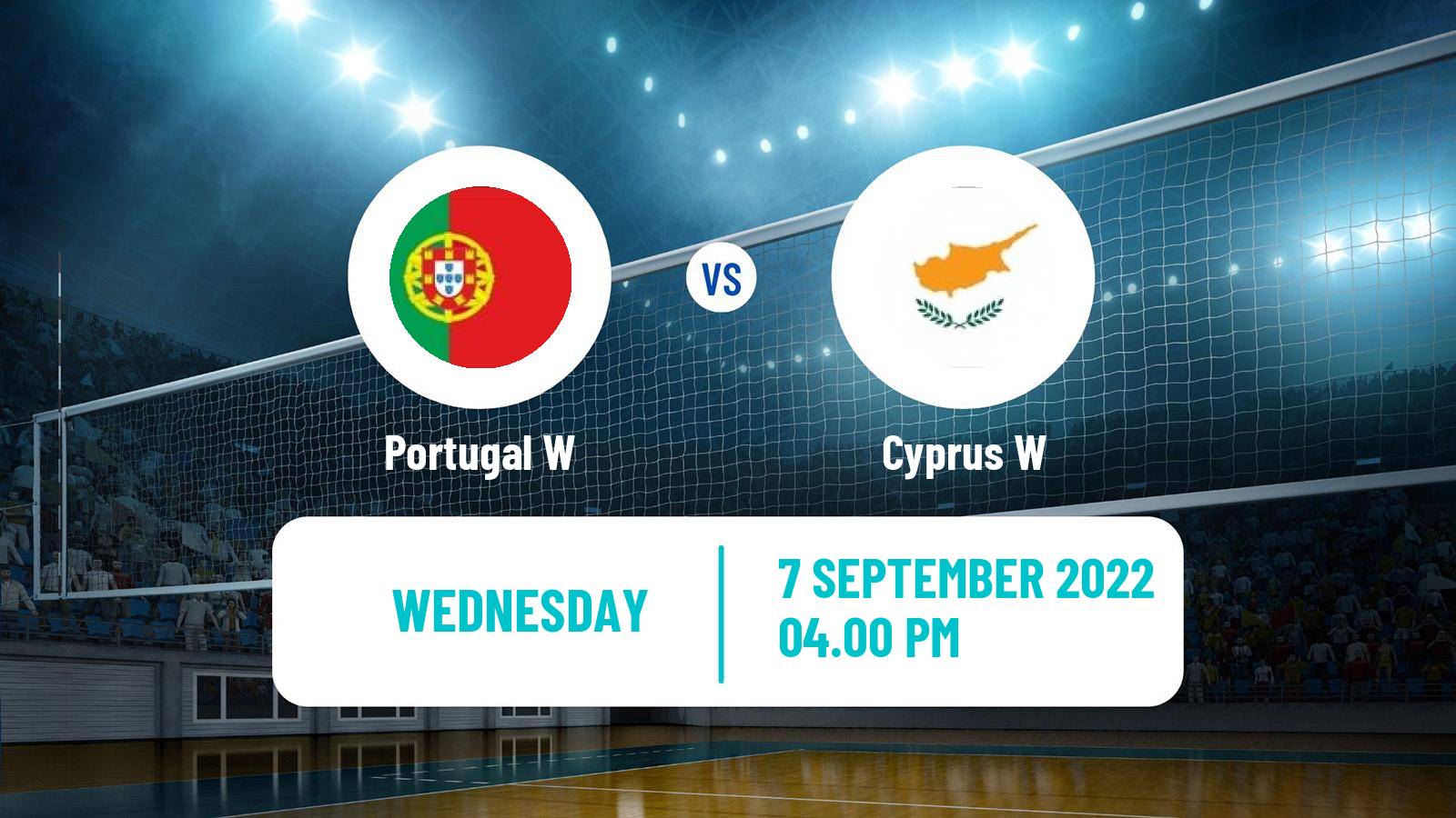 Volleyball European Championships Volleyball Women Portugal W - Cyprus W