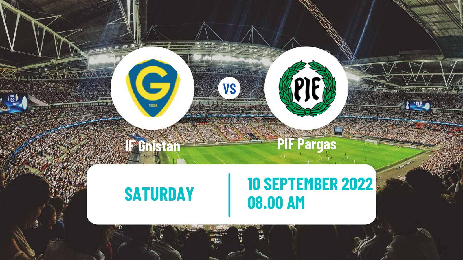 Soccer Finnish Ykkonen Gnistan - PIF Pargas