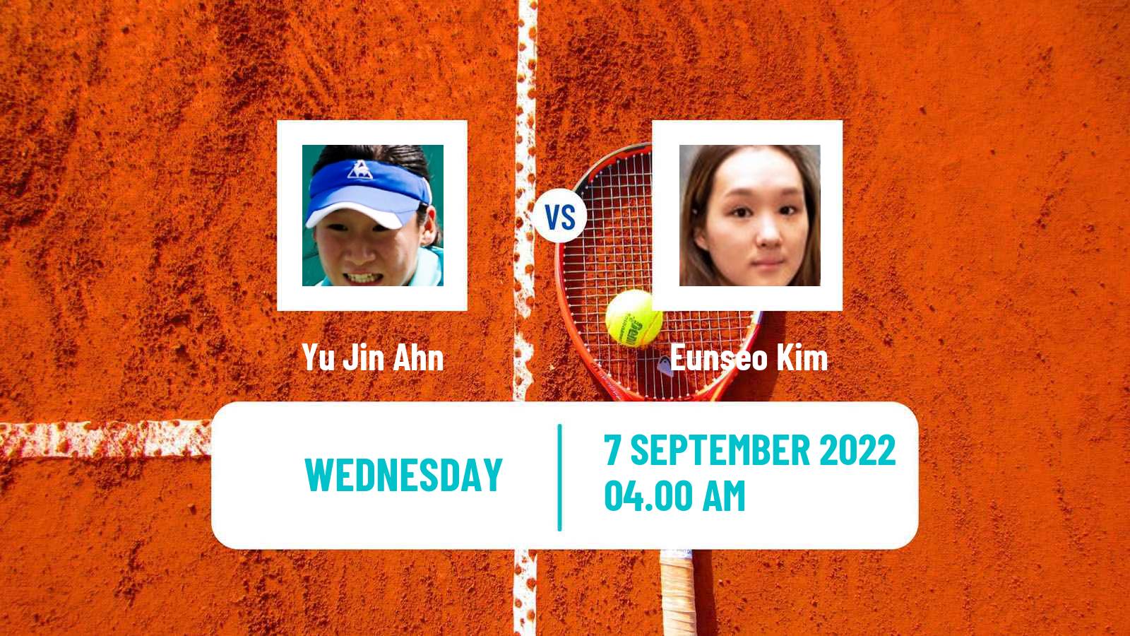 Tennis ITF Tournaments Yu Jin Ahn - Eunseo Kim