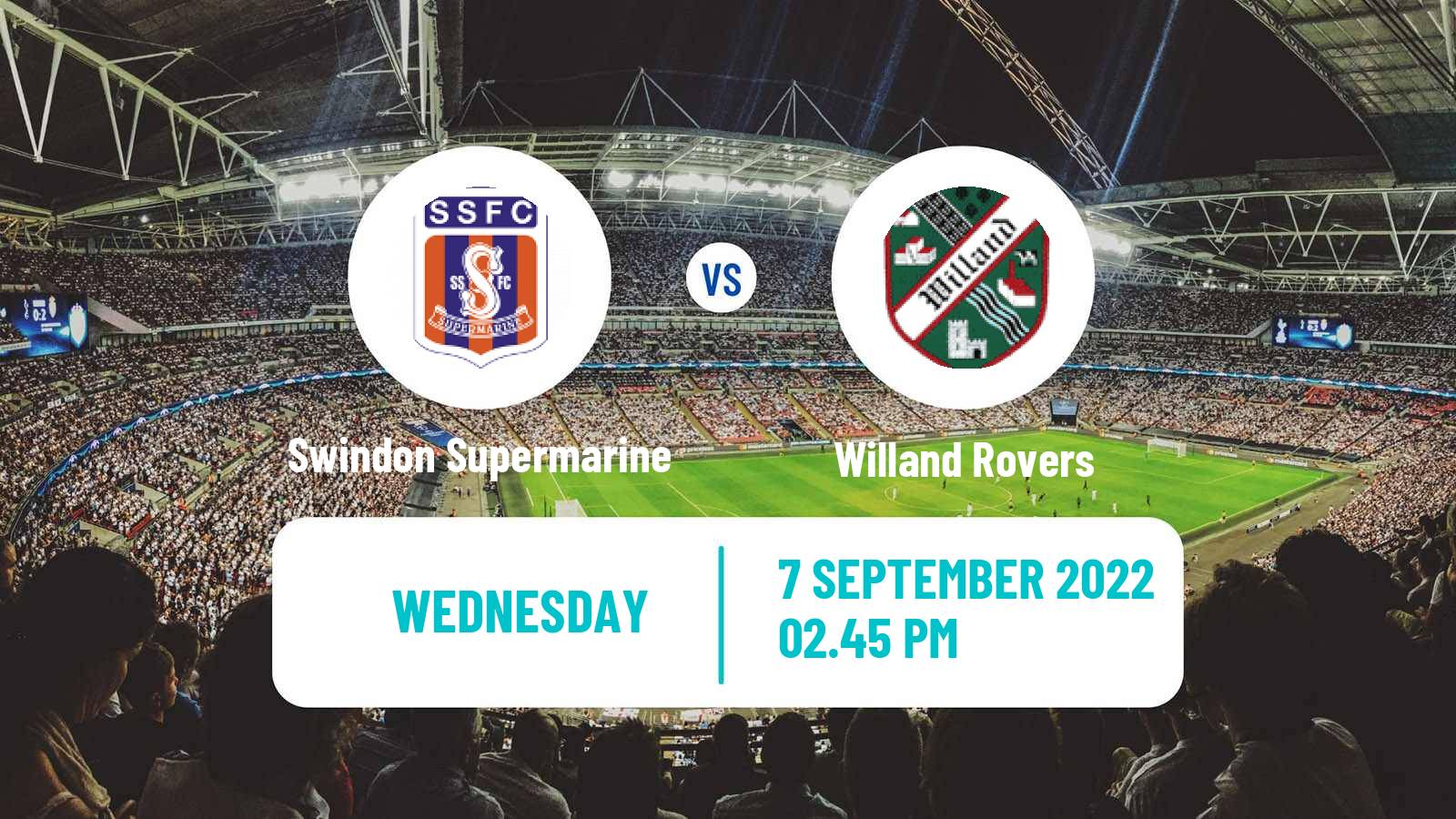 Soccer English FA Cup Swindon Supermarine - Willand Rovers
