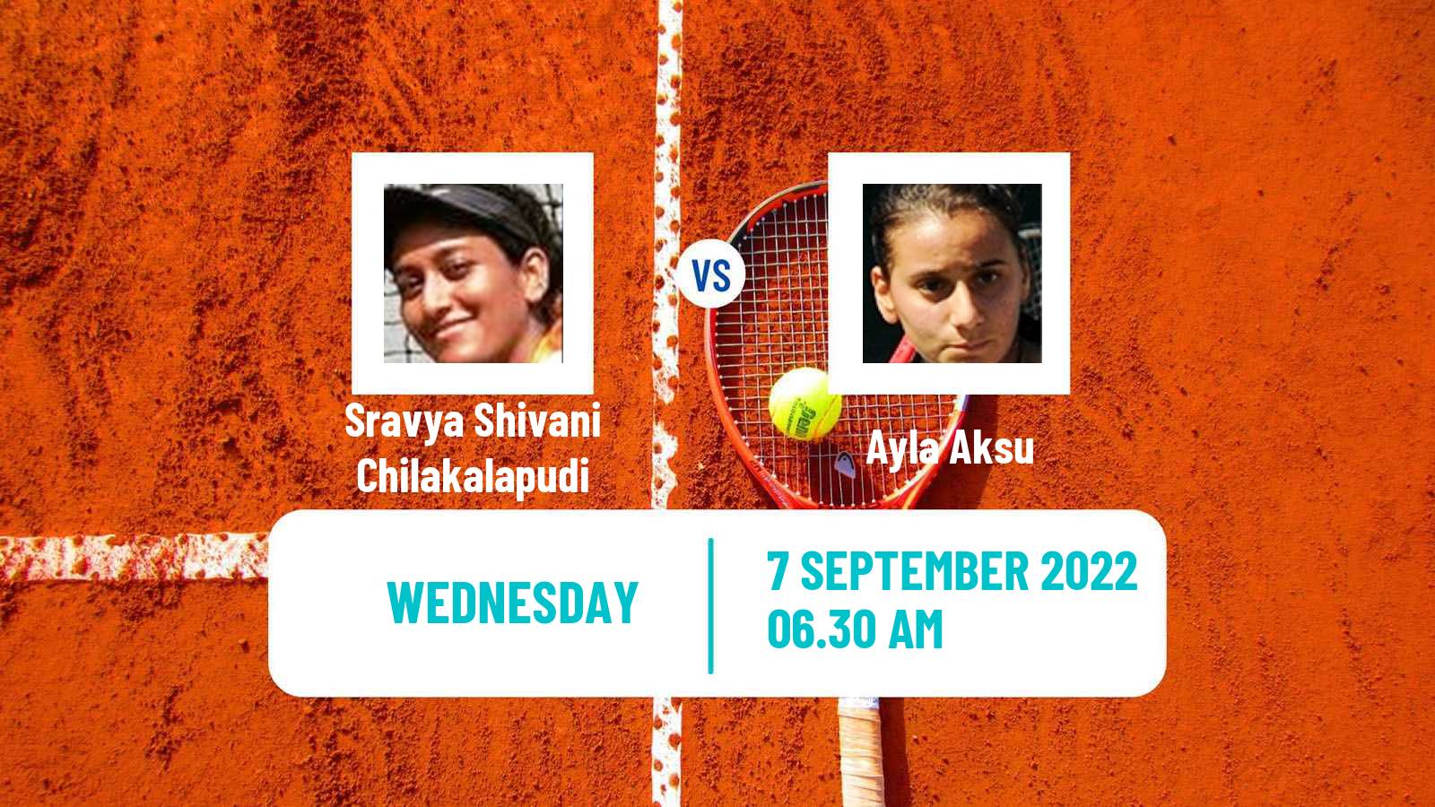 Tennis ITF Tournaments Sravya Shivani Chilakalapudi - Ayla Aksu