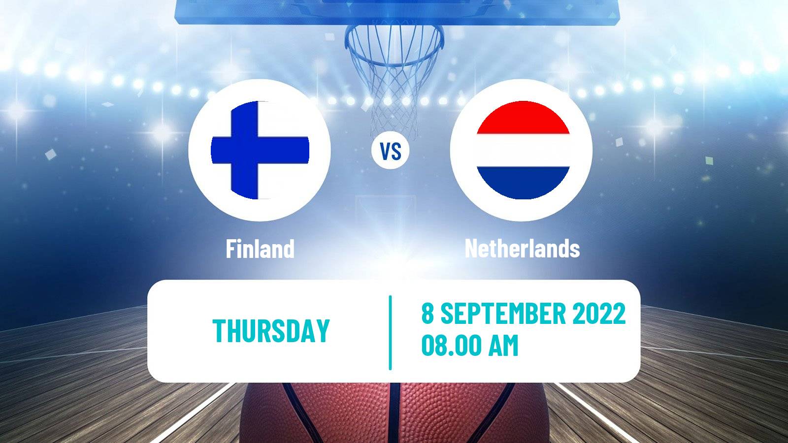 Basketball EuroBasket Finland - Netherlands