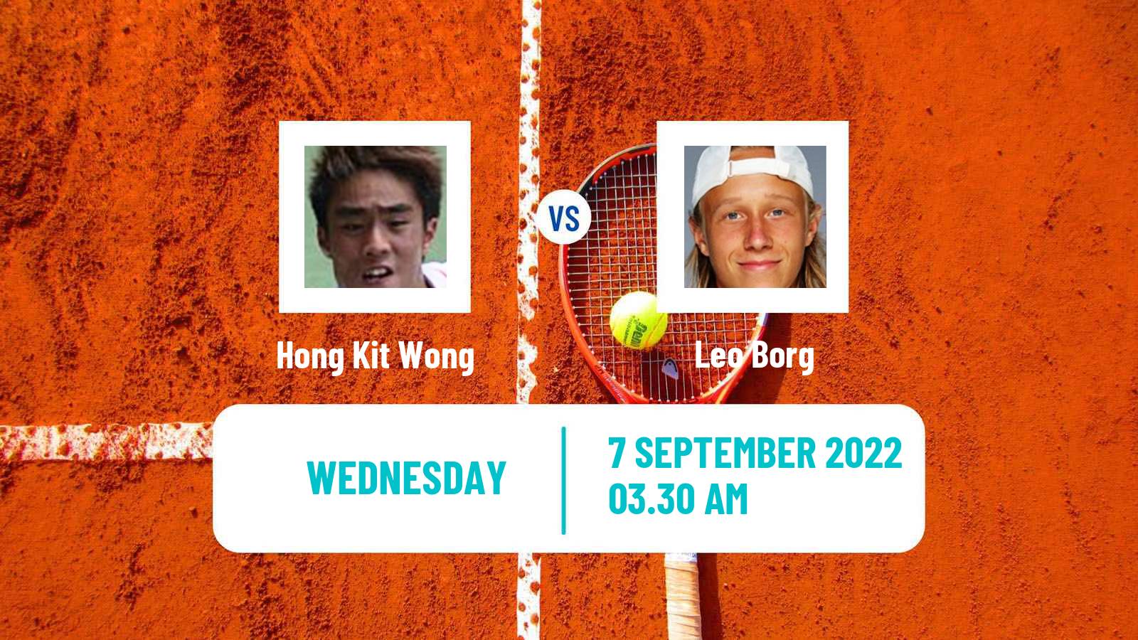 Tennis ITF Tournaments Hong Kit Wong - Leo Borg