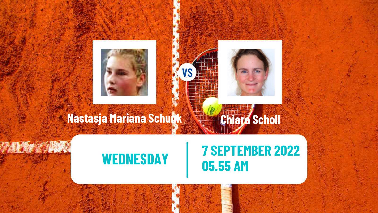 Tennis ITF Tournaments Nastasja Mariana Schunk - Chiara Scholl