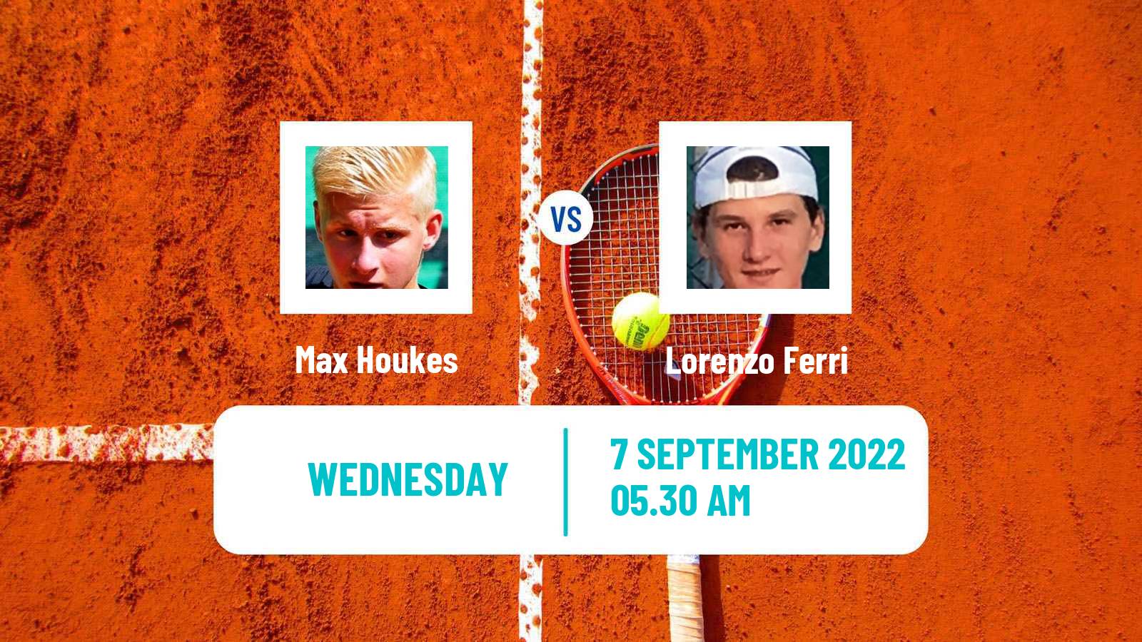 Tennis ITF Tournaments Max Houkes - Lorenzo Ferri