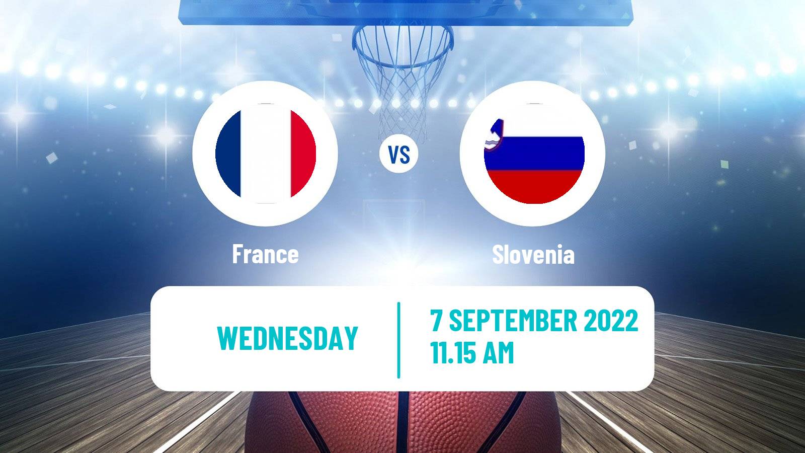 Basketball EuroBasket France - Slovenia