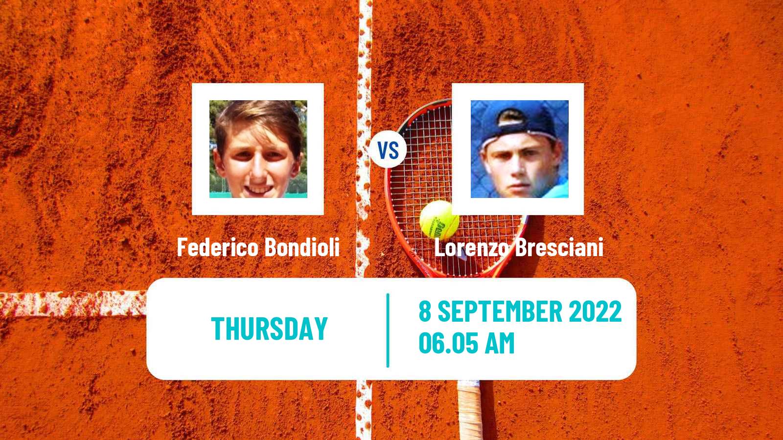 Tennis ITF Tournaments Federico Bondioli - Lorenzo Bresciani