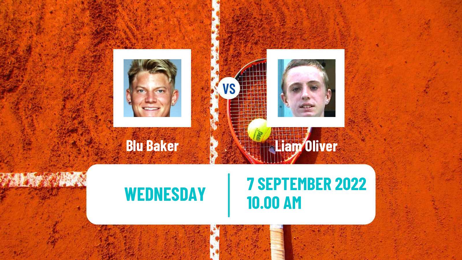 Tennis ITF Tournaments Blu Baker - Liam Oliver