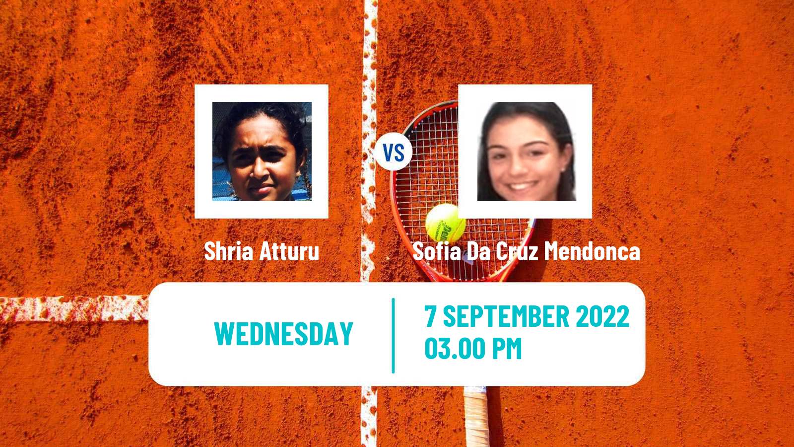 Tennis ITF Tournaments Shria Atturu - Sofia Da Cruz Mendonca