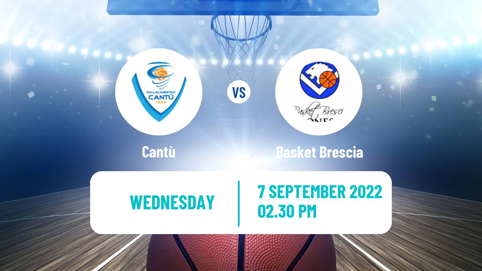 Basketball Club Friendly Basketball Cantù - Basket Brescia