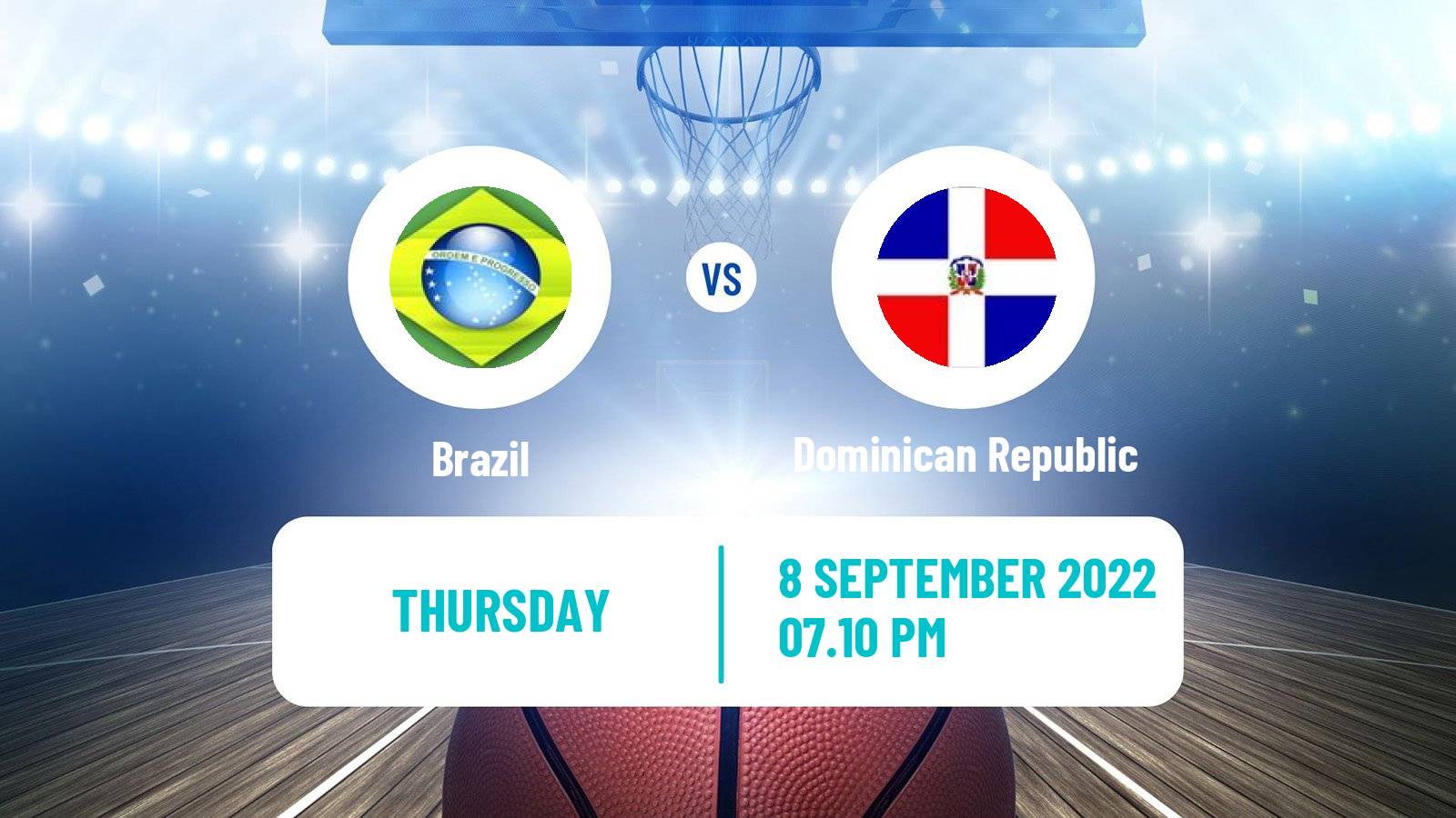 Basketball AmeriCup Basketball Brazil - Dominican Republic