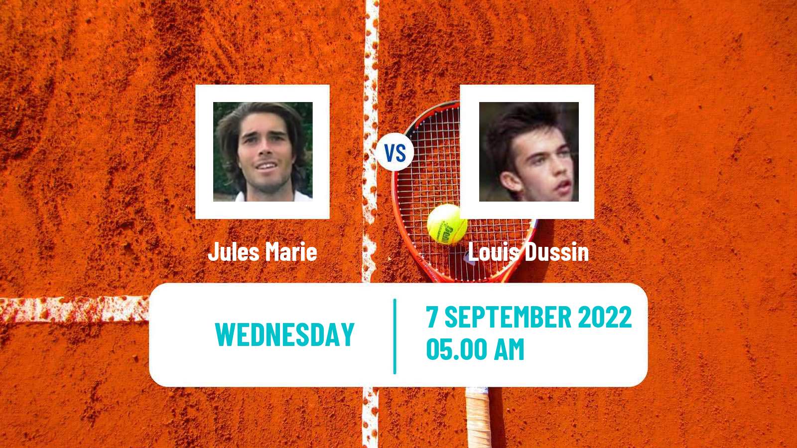 Tennis ITF Tournaments Jules Marie - Louis Dussin