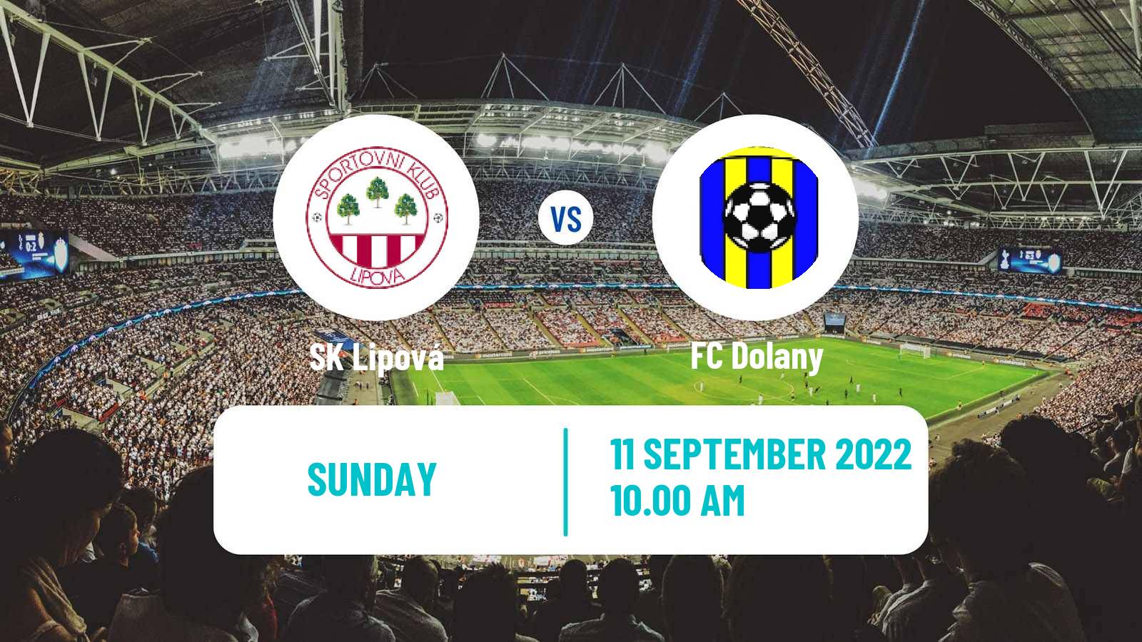 Soccer Czech Olomoucky KP Lipová - Dolany