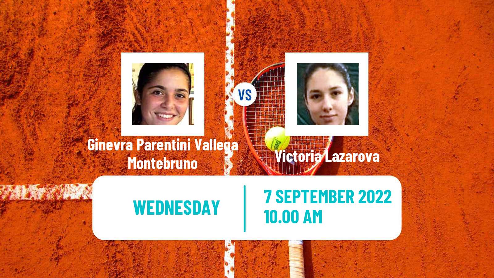 Tennis ITF Tournaments Ginevra Parentini Vallega Montebruno - Victoria Lazarova