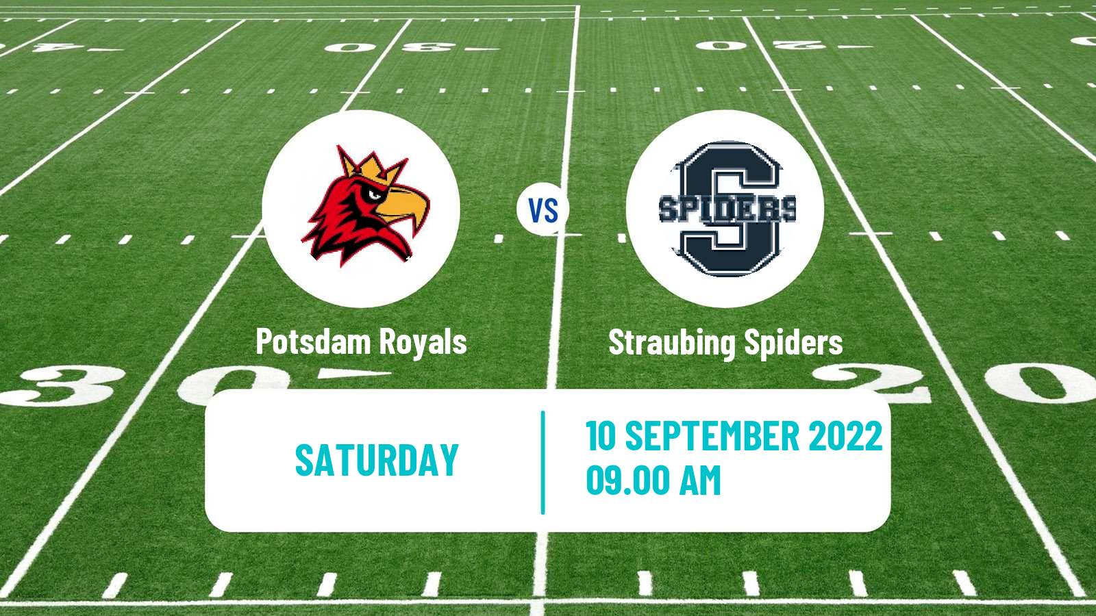 American football German GFL Potsdam Royals - Straubing Spiders