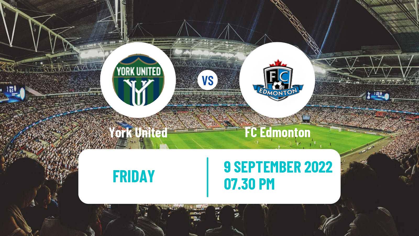 Soccer Canadian Premier League York United - Edmonton