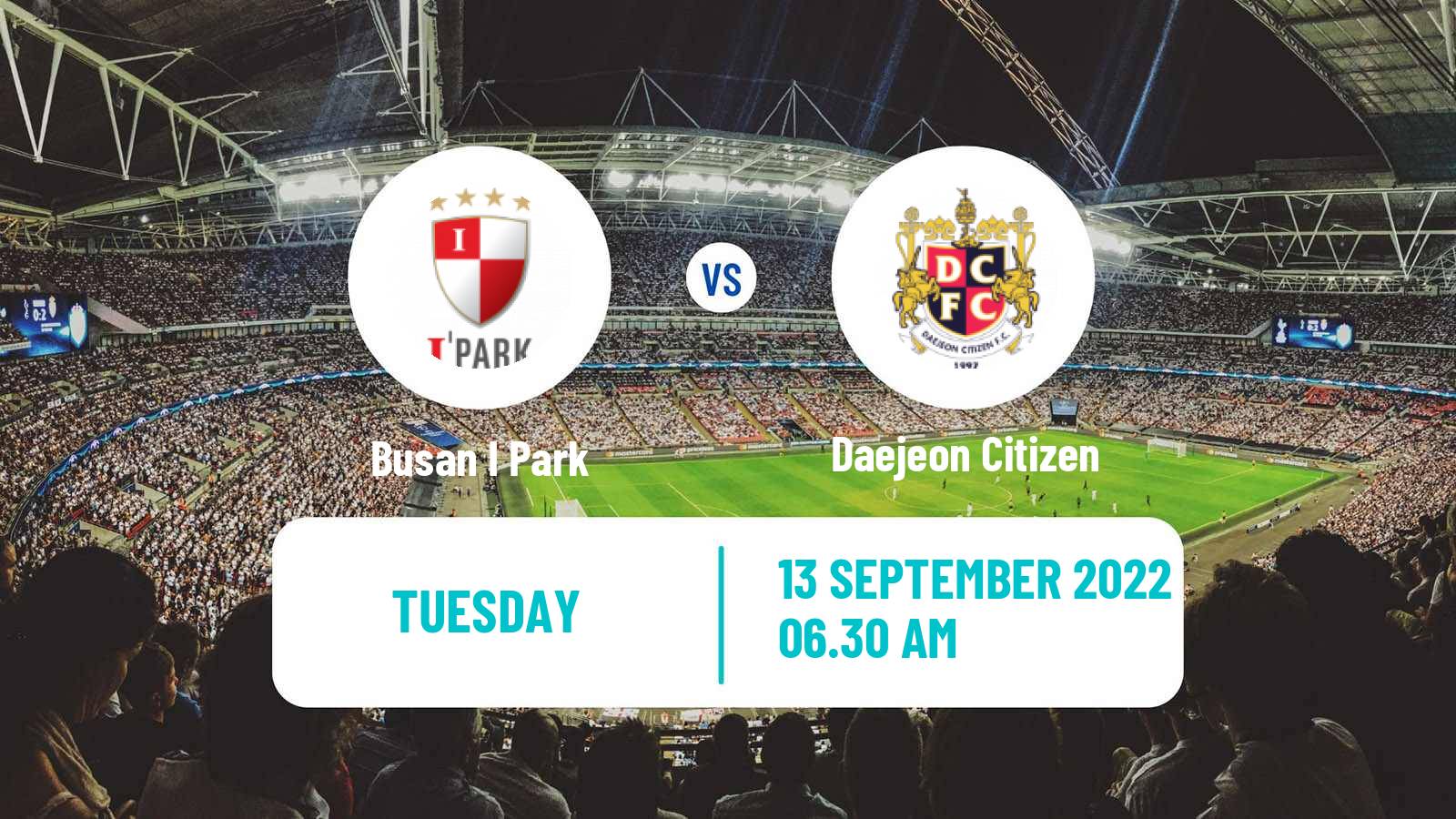 Soccer South Korean K-League 2 Busan I Park - Daejeon Citizen