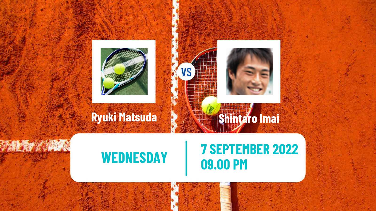 Tennis ITF Tournaments Ryuki Matsuda - Shintaro Imai
