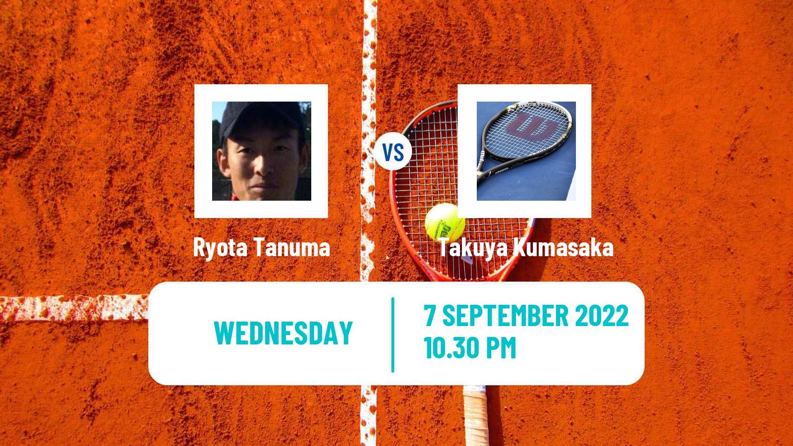 Tennis ITF Tournaments Ryota Tanuma - Takuya Kumasaka